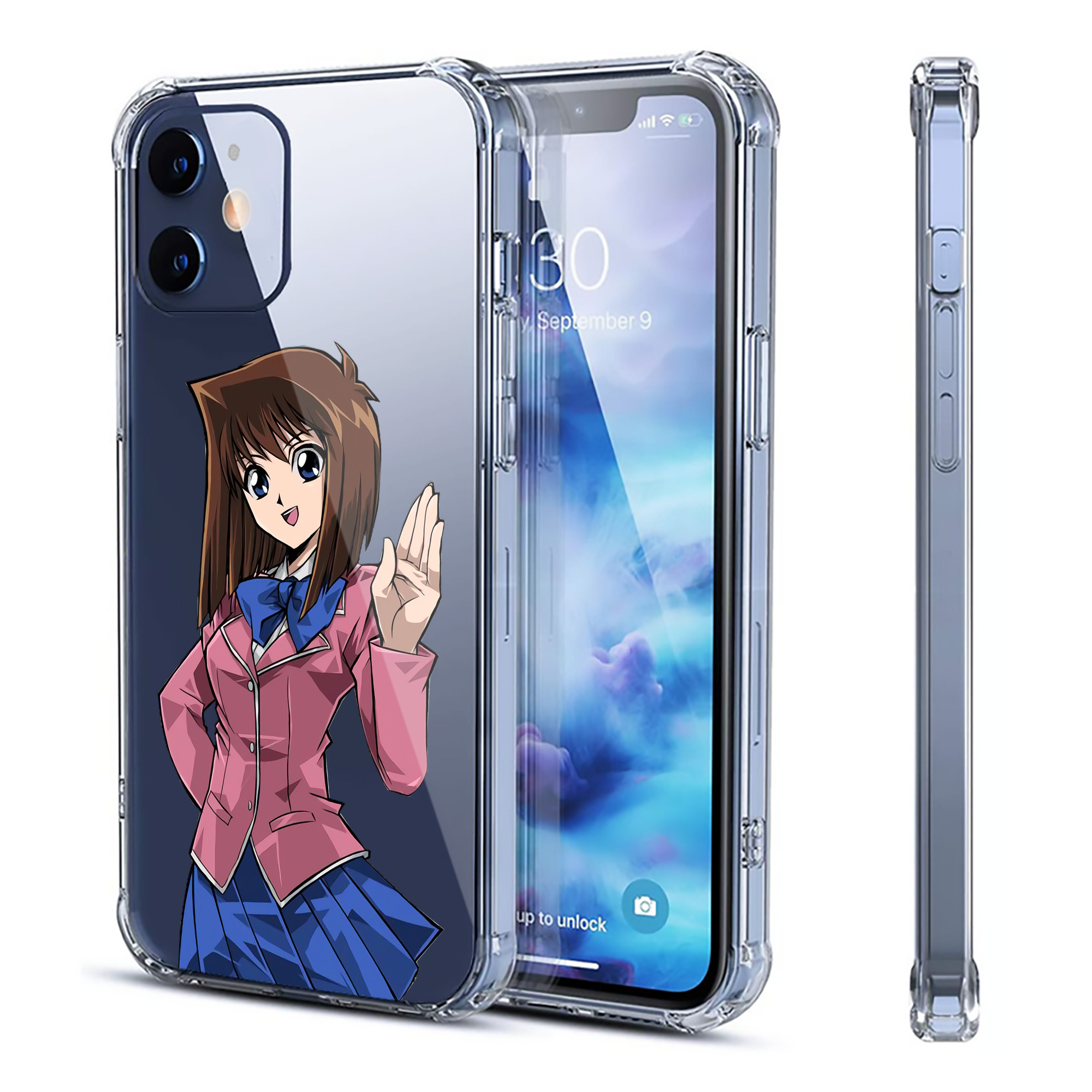 （画像用） 遊☆戯☆王 Yu-Gi-Oh! 【iPhone 12シリーズ対応】透明スマホケース（クリアソフトケース）